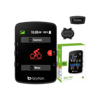 Bryton Rider 550 GPS Cycling Computer + Sensor Bundle