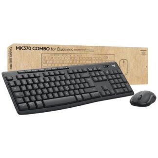 Logitech MK370 Combo for Business Bluetooth® Keyboard and mouse set Splashproof, Quiet keypad German, QWERTZ Black