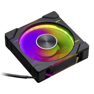 Phanteks D30 PWM Regular Airflow D-RGB PC fan Black (W x H x D) 120 x 120 x 30 mm