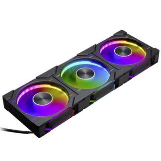 Phanteks D30 PWM Regular Airflow D-RGB PC fan Black (W x H x D) 120 x 120 x 30 mm
