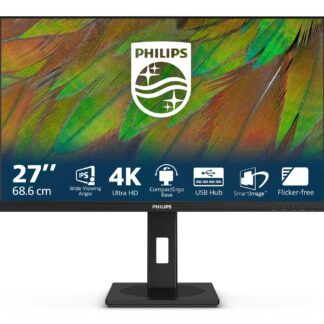 Philips 3000 series 27B1N3800/00 computer monitor 68.6 cm (27") 3840 x 2160 pixels 4K Ultra HD LCD Black